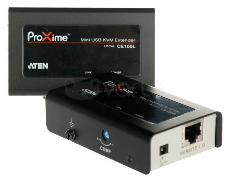 Aten USB VGA Cat 5 Mini KVM Extender (1280 x 1024@100m) | Aten | Extender | USB VGA Cat 5 Mini KVM Extender