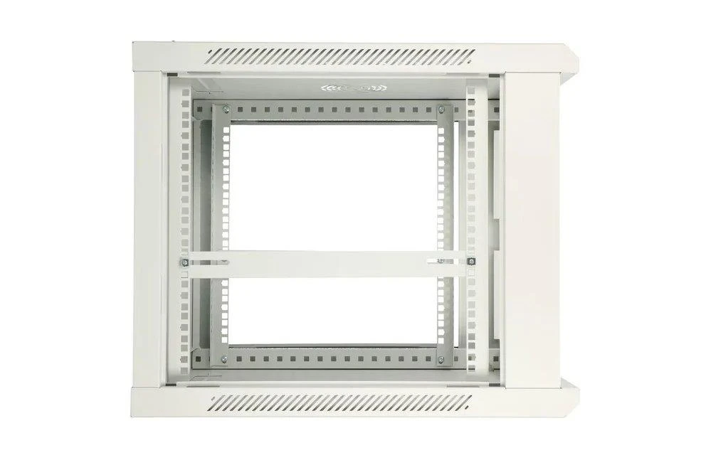 EXTRALINK 12U 600X450 ASP sieninė spintelė metalinių durų pilka