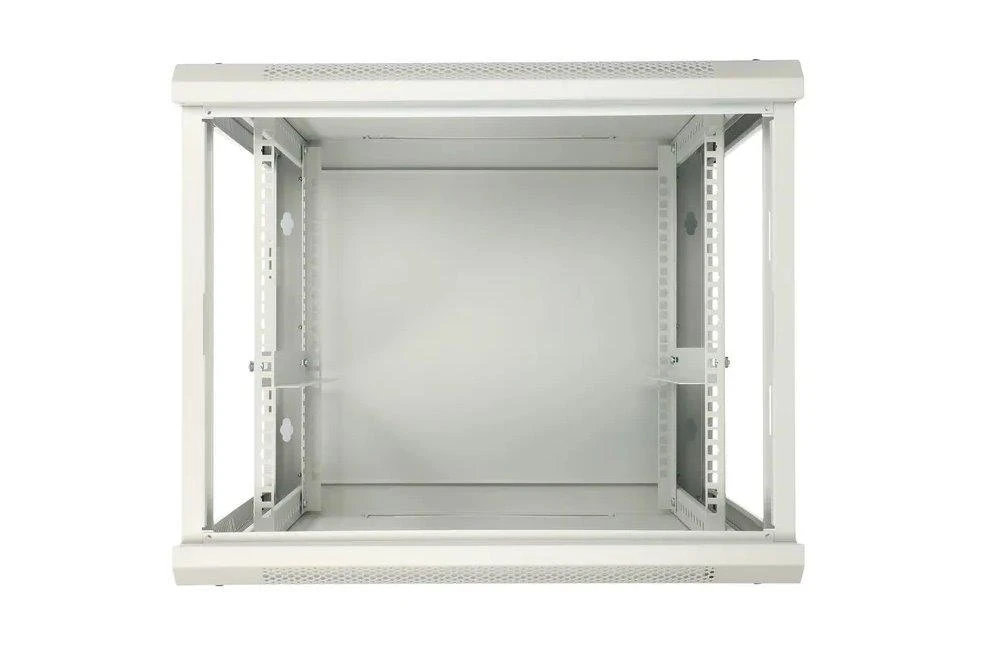 EXTRALINK 12U 600X450 ASP sieninė spintelė metalinių durų pilka