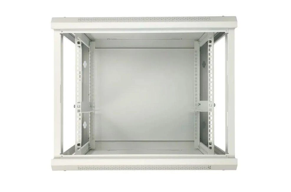 EXTRALINK 9U 600X450 ASP sieninė spintelė metalinių durų pilka