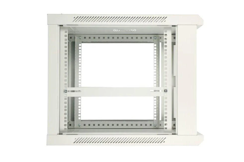 EXTRALINK 9U 600X450 ASP sieninė spintelė metalinių durų pilka