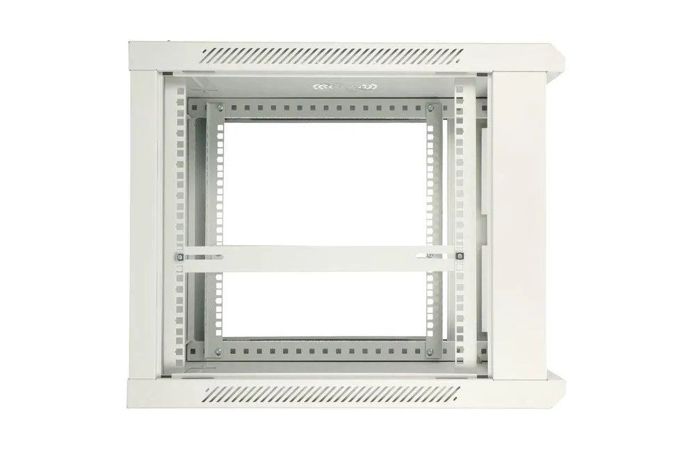 EXTRALINK 9U 600X600 ASP sieninė spintelė metalinių durų pilka