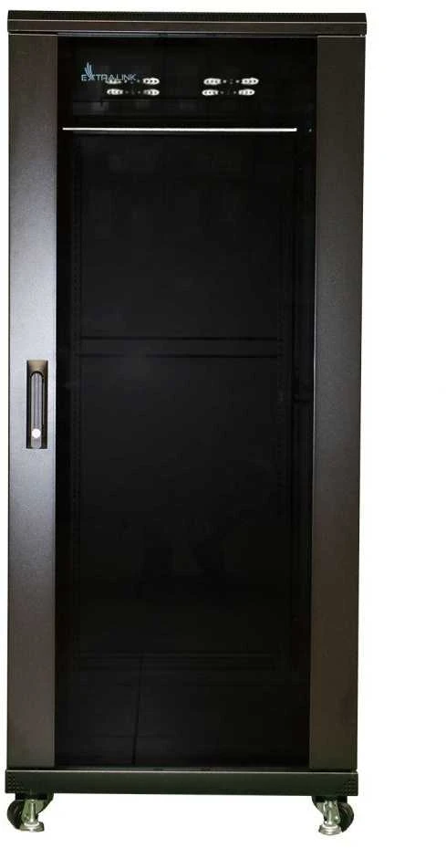 EXTRALINK 32U 600x1000 stovima spintelė juodas
