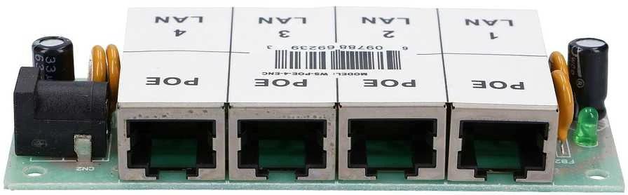 EXTRALINK EX.12646 POE INJECTOR 4 PORT Juodas