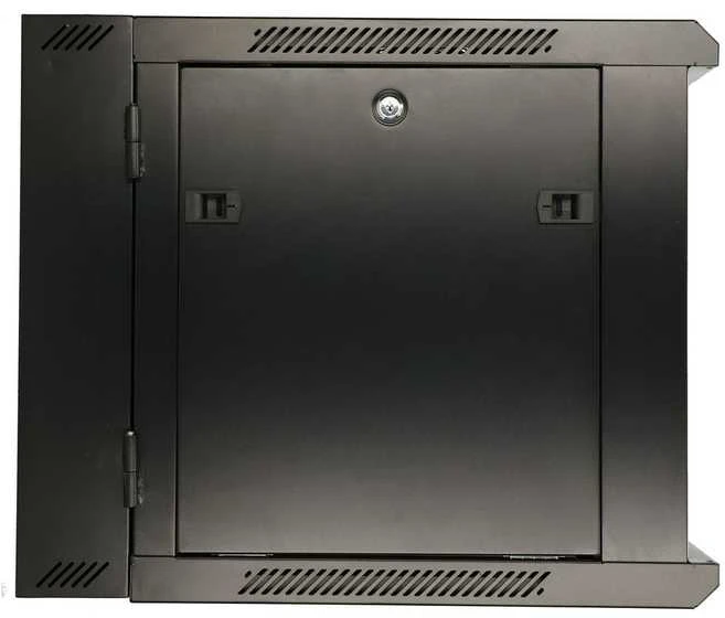 EXTRALINK 6U 600X600 AZH sieninė spintelė sūpynės tipo juodas