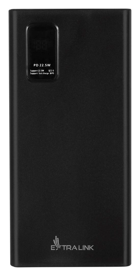 Atsarginis maitinimo šaltinis ("Power Bank") Powerbankas Extralink EPB-067B 10000mAh, juodas