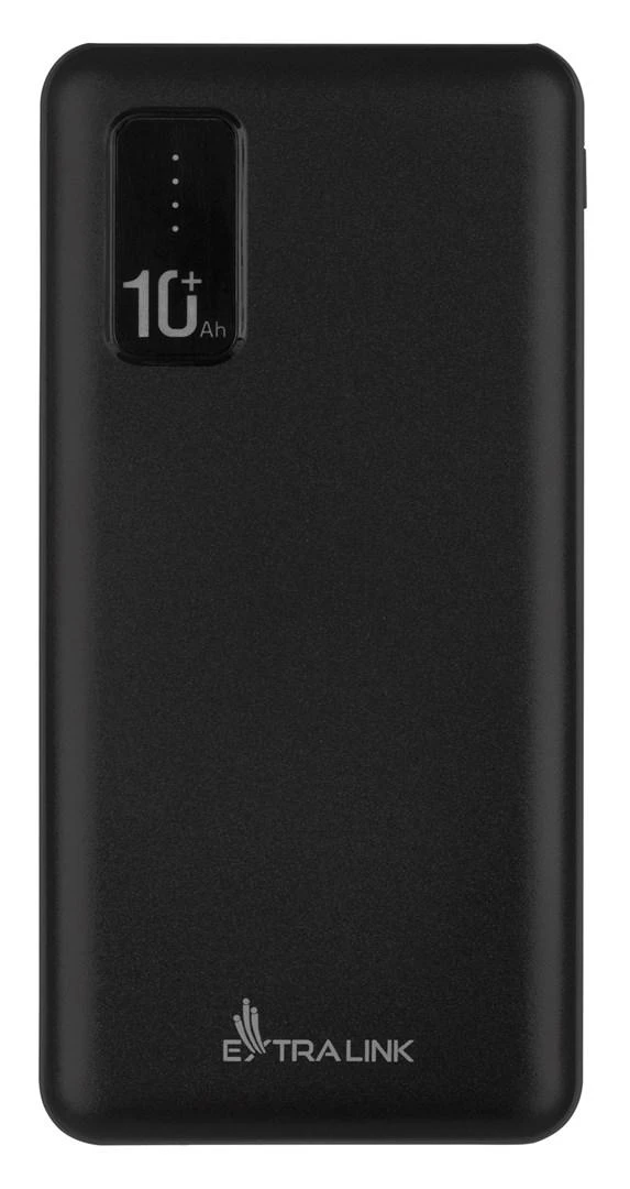 Extralink EPB-098B 10000mAh Juodas | Powerbank | Maitinimo blokas, USB-C