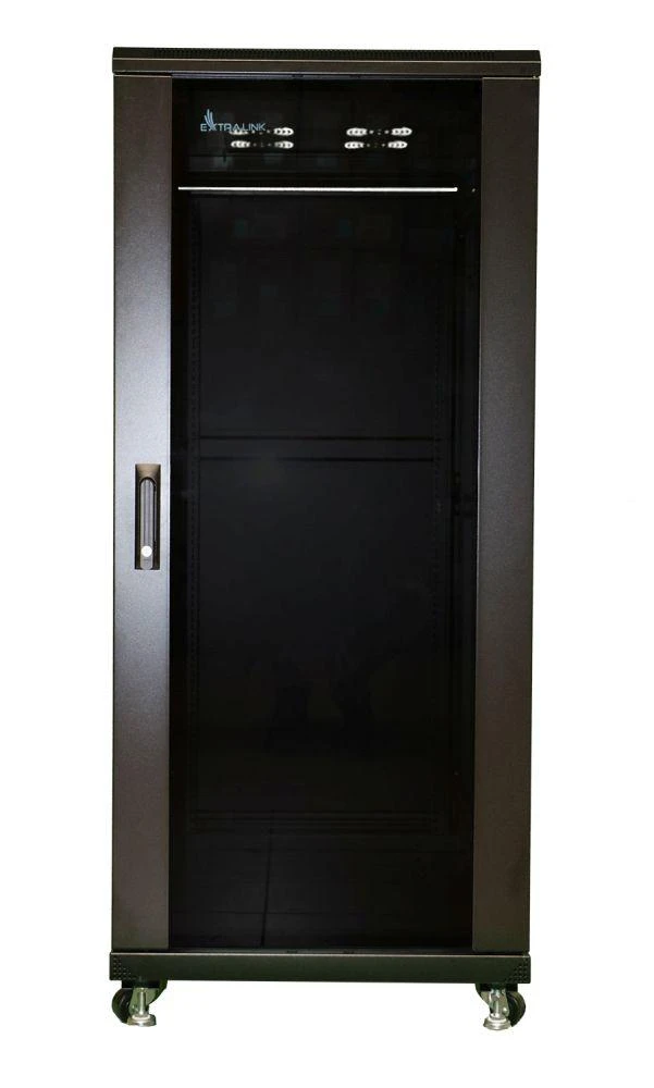 EXTRALINK 27U 600x1000 stovima spintelė juodas