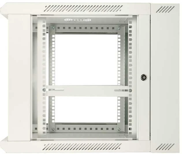 EXTRALINK 12U 600X600 AZH sieninė spintelė sūpynės tipo pilka