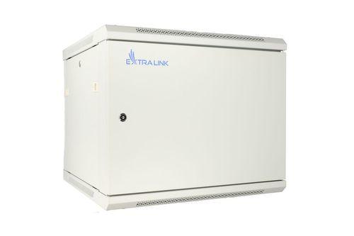 EXTRALINK 12U 600X600 ASP sieninė spintelė metalinių durų pilka