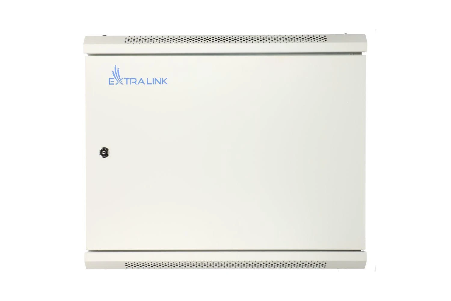 EXTRALINK 12U 600X600 ASP sieninė spintelė metalinių durų pilka