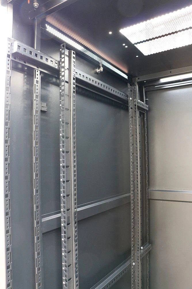 EXTRALINK 42U 800x1000 standing rackmount cabinet juodas