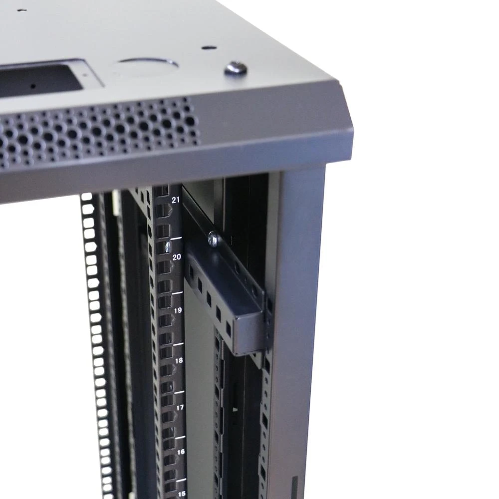 Extralink 27U 600x600 juoda | Rack tipo spintelė | pastatoma ant grindų