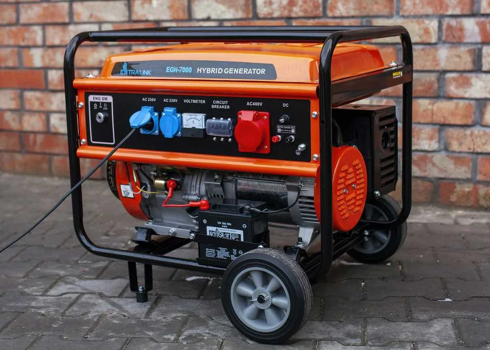 Hibridinis elektros generatorius Extralink EGH-7000 (dujos/benzinas), 7kW