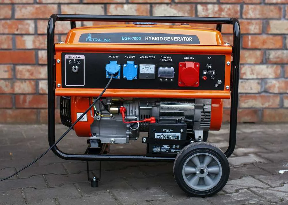 Hibridinis elektros generatorius Extralink EGH-7000 (dujos/benzinas), 7kW