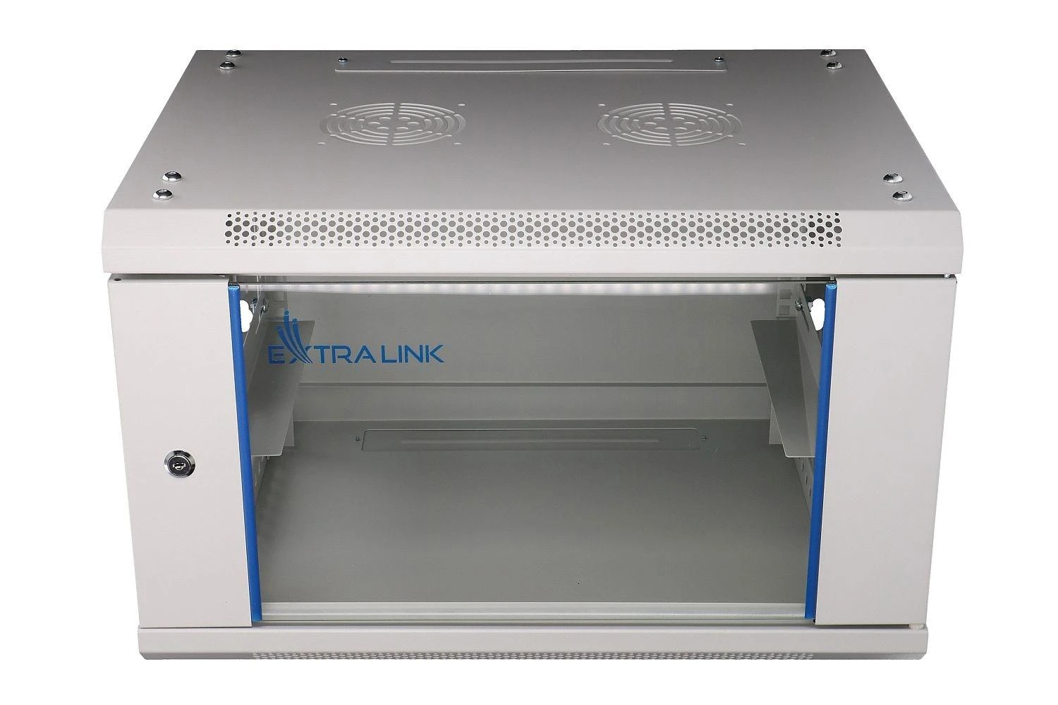 „Extralink EX.8550-6U“ 600x450 pilka | „Spinta“ lentyna | montuojama ant sienos