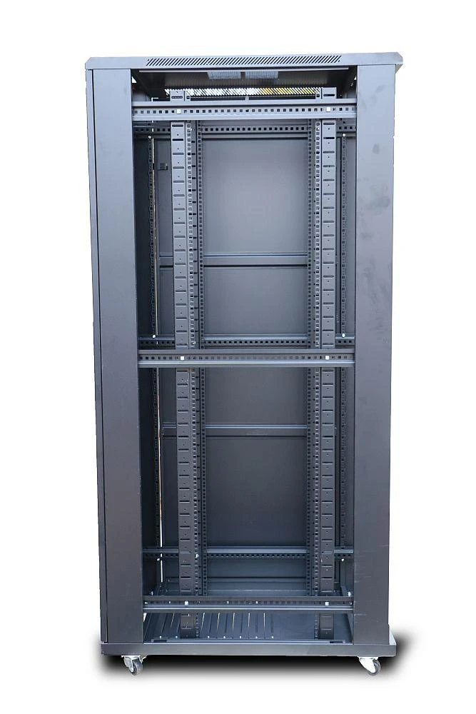 EXTRALINK 42U 600X800 standing rackmount cabinet juodas