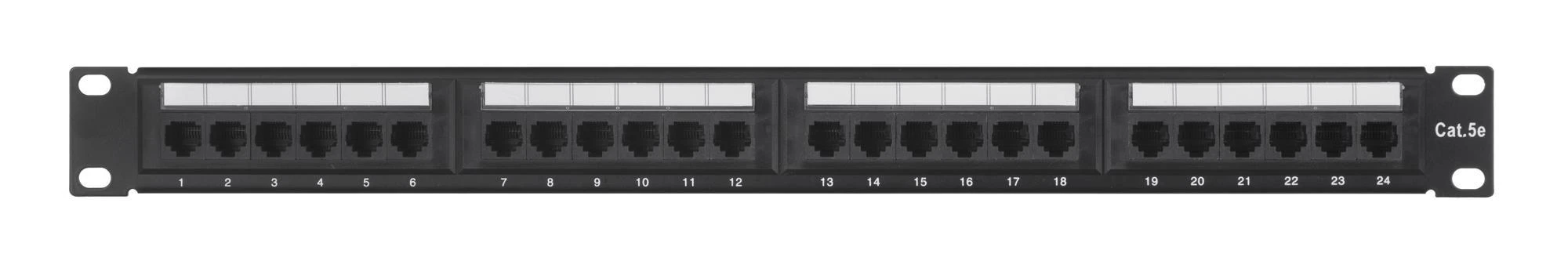Extralink CAT5E UTP V2, Patchpanel, 24 prievadai