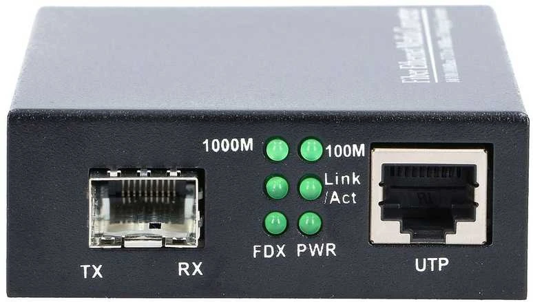 Extralink Sedir | Media konwerter | 1x SFP, 1x RJ45 1000Mb/s, zamiennik MC220