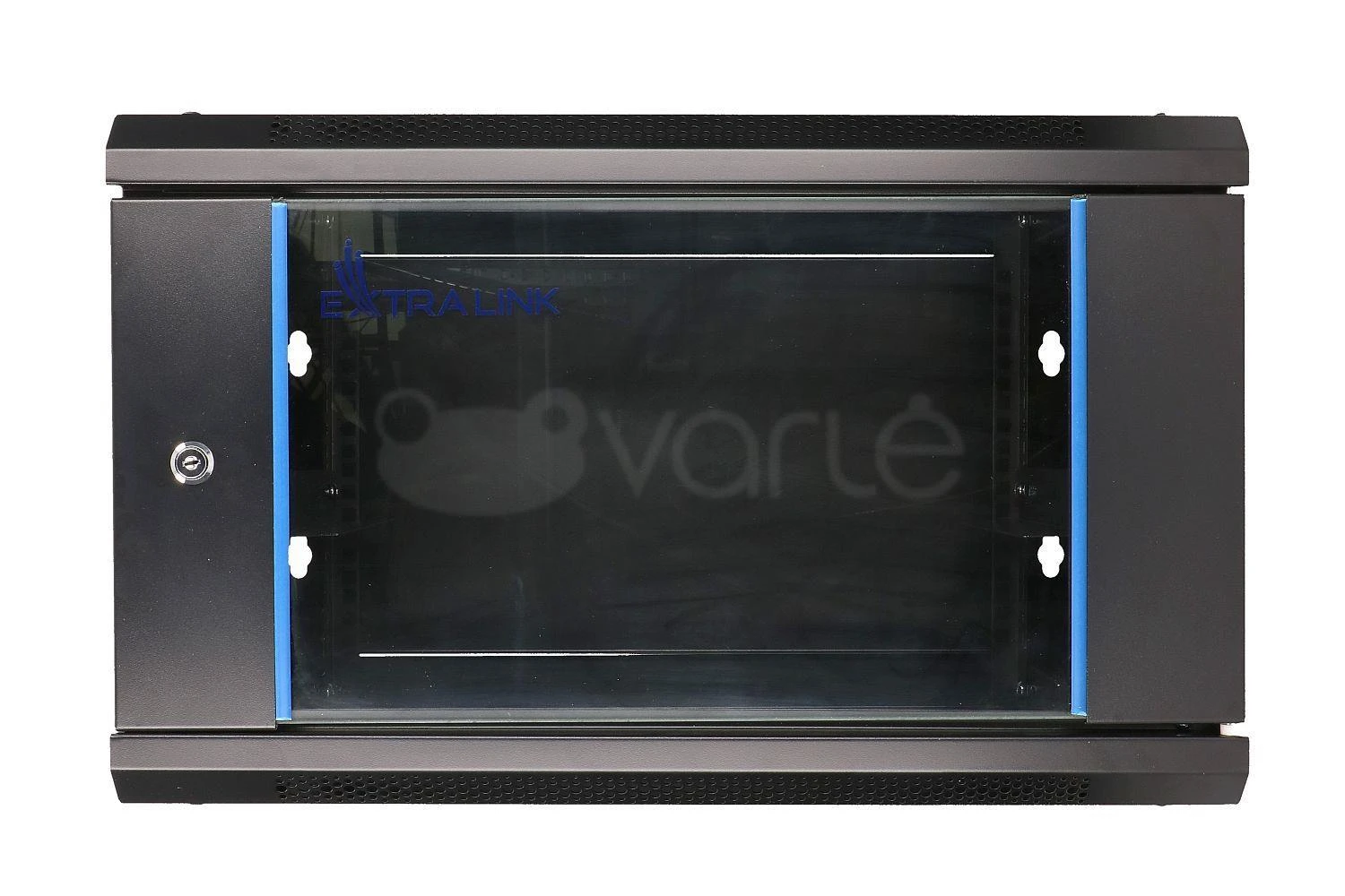 Extralink EX.7225-6U 600x450 Juoda | Spinta stovas | montuojamas ant sienos