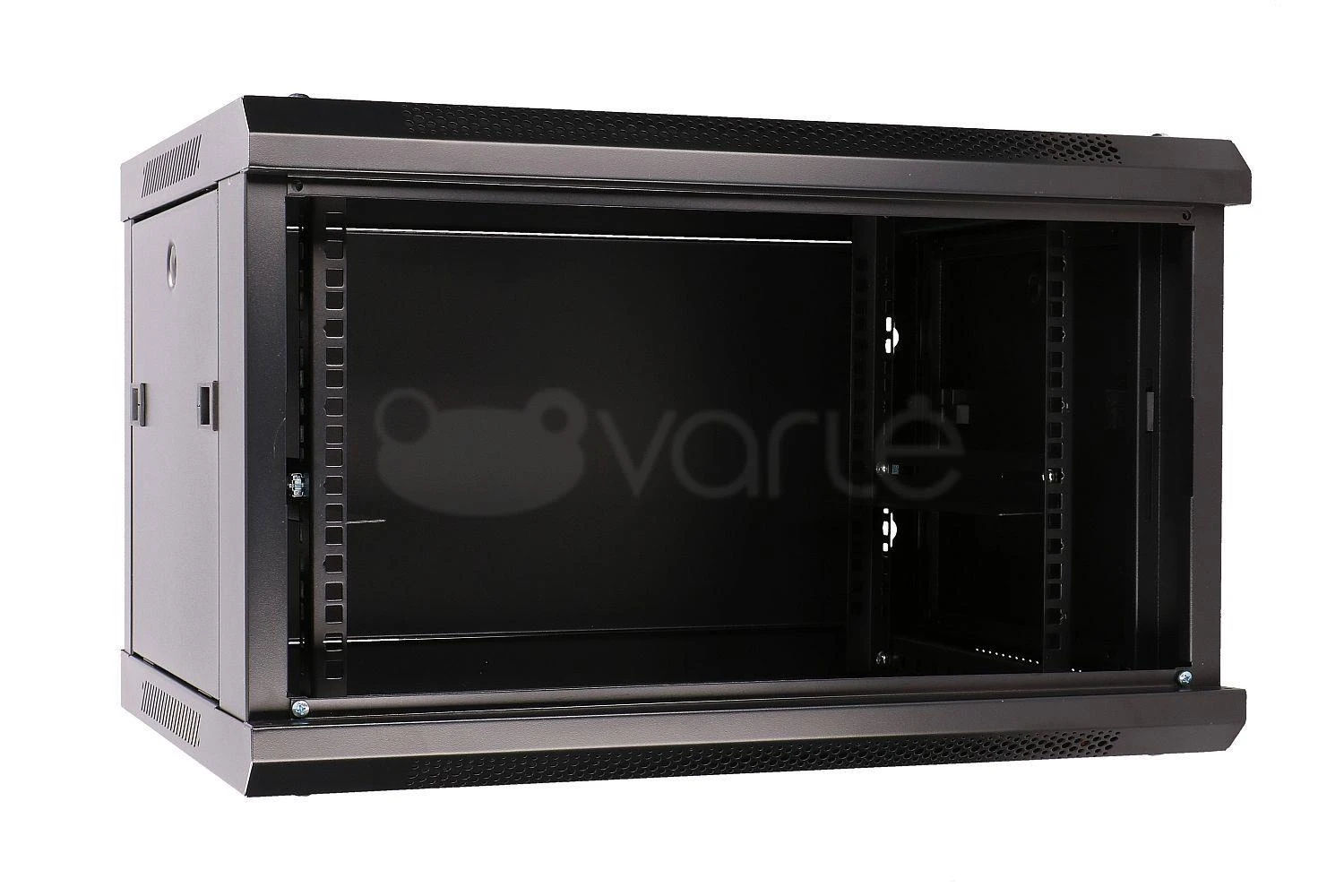 Extralink EX.7225-6U 600x450 Juoda | Spinta stovas | montuojamas ant sienos