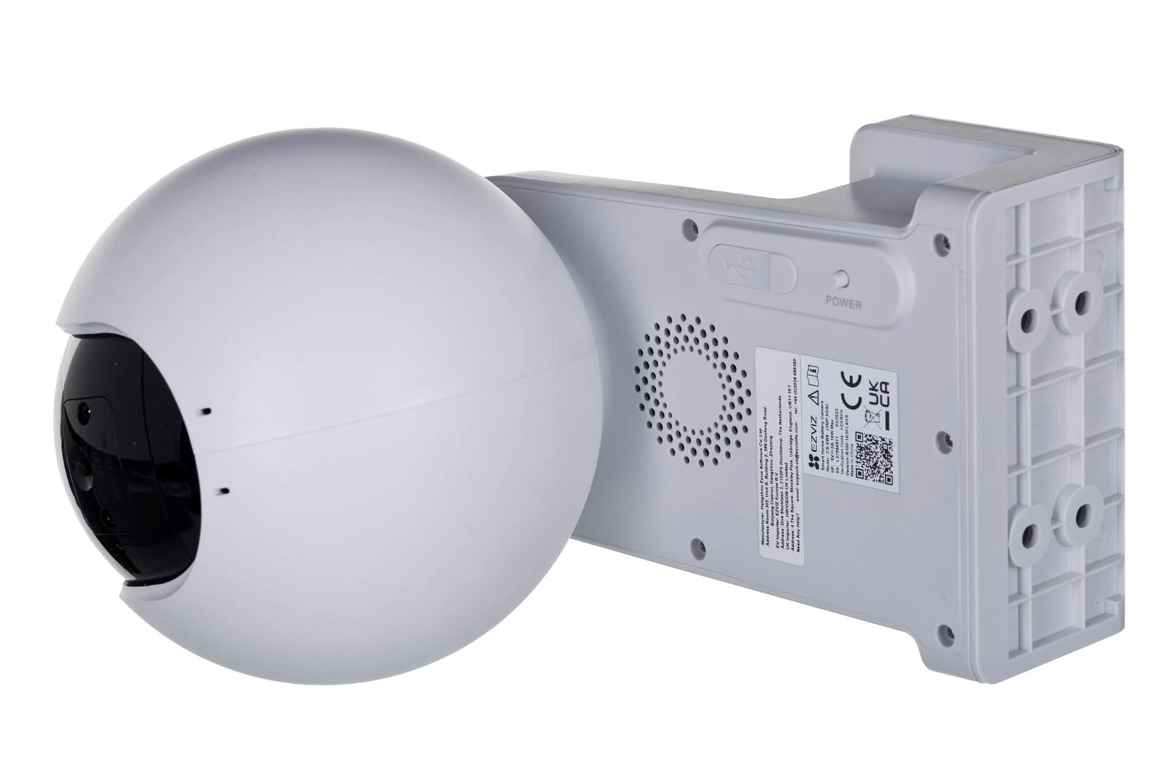 EZVIZ | IP kamera | CS-EB8 4G/LTE su baterija | 3 MP | 4 mm | IP65 | H.265 / H.264 | „MicroSD“, maks. 512 GB | Baltas