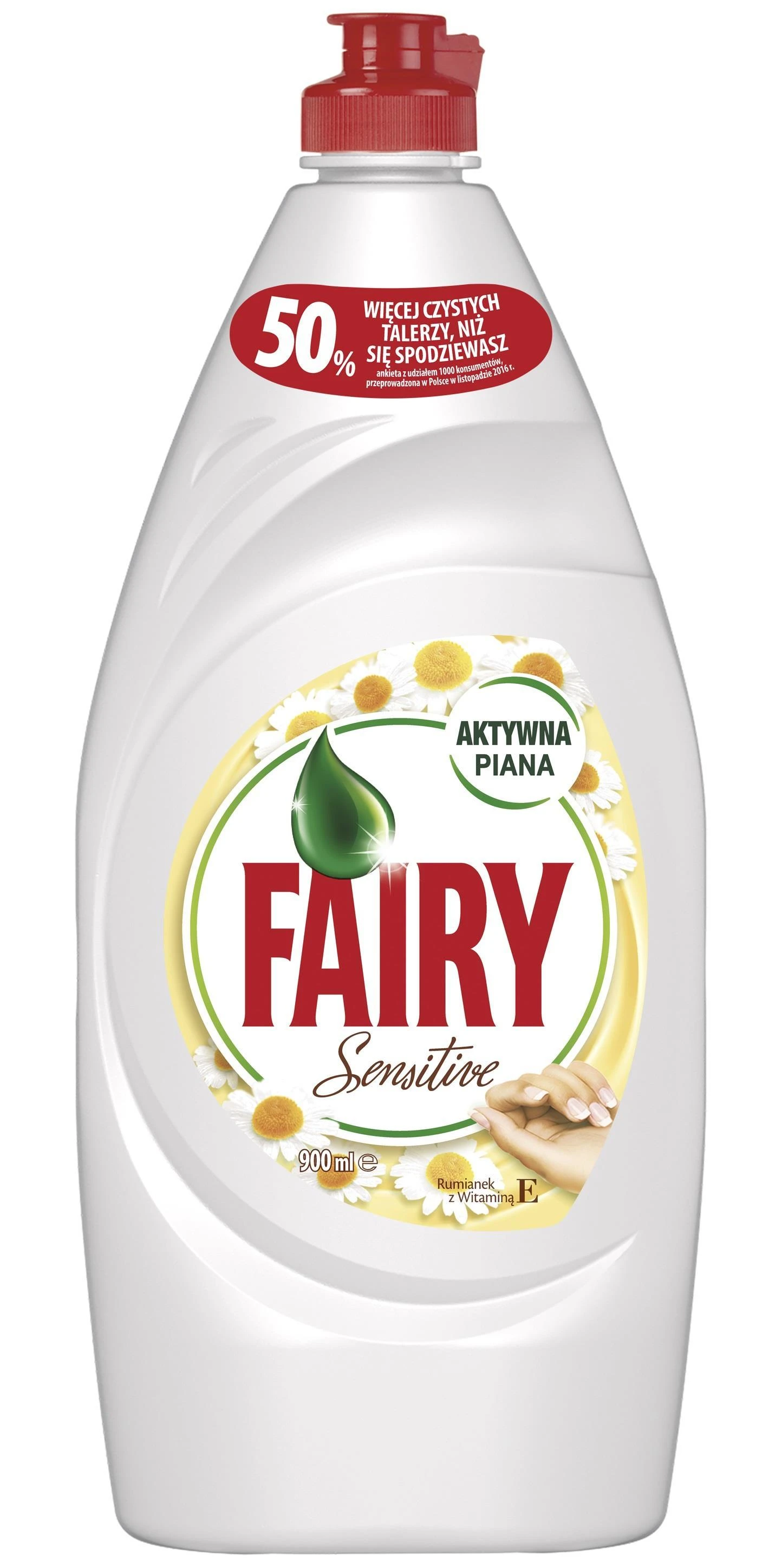 Indų ploviklis FAIRY Chamomile & Vitamine E, 900 ml