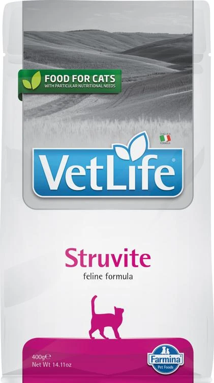 FARMINA VET LIFE - Kačių sausas pašaras STRUVITE 400g