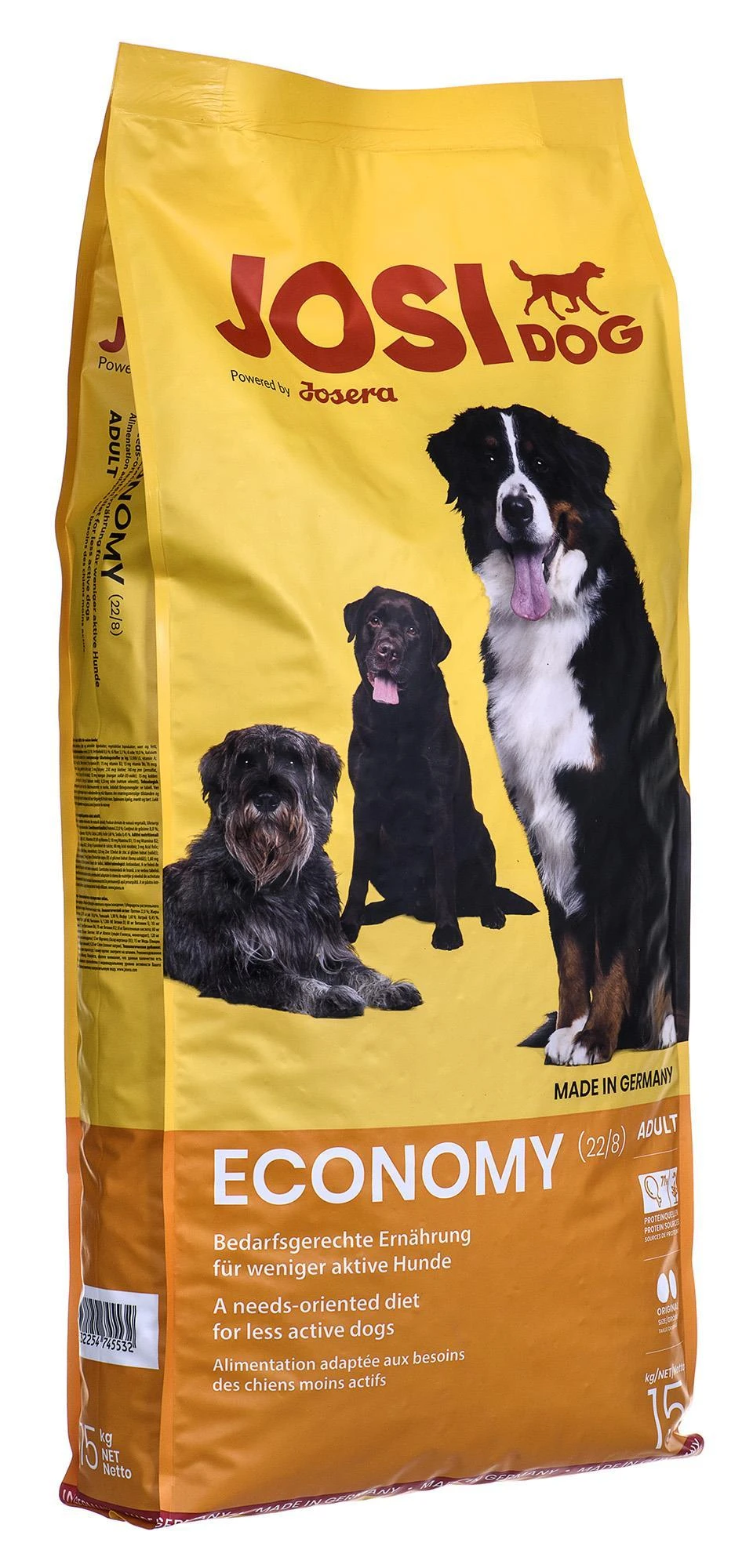JosiDog Economy kasdieninis sausas maistas suaugusiems šunims 15kg