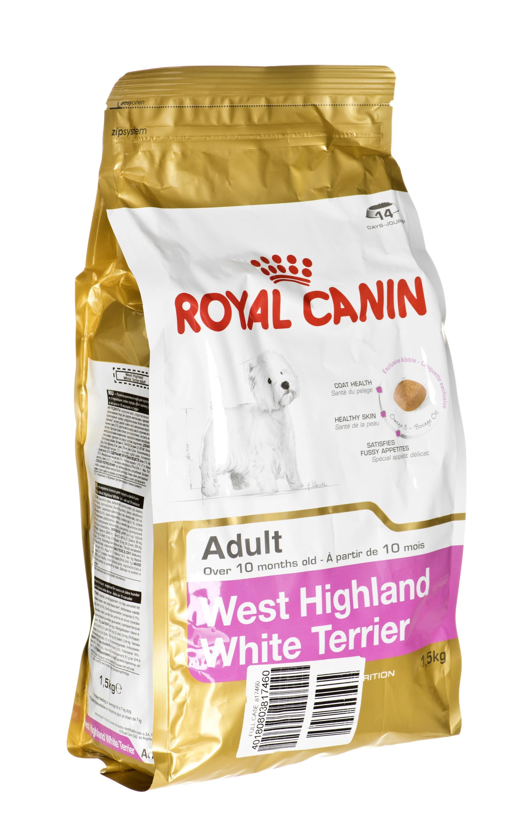 Royal Canin West Highland White Terrier Adult 1,5kg