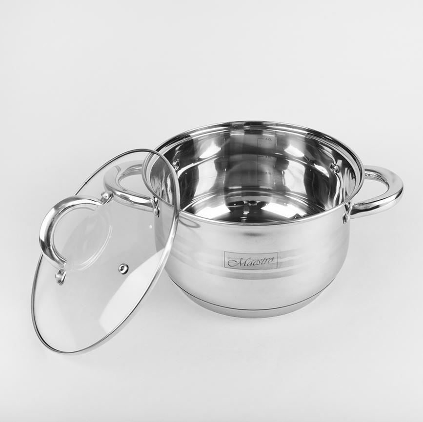 Puodas 24cm 6,5L su dangteliu Maestro MR-3513