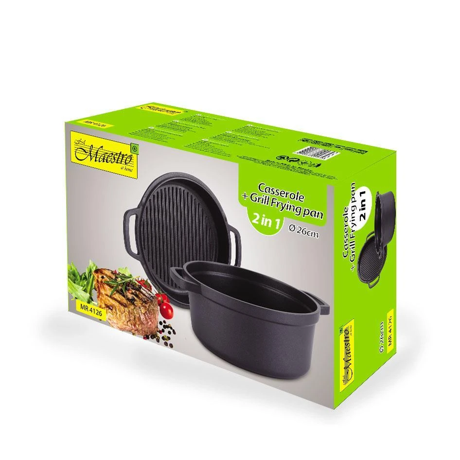 Maestro Riposo Puodas ir grill keptuvė 2in1 6.7L, 4128