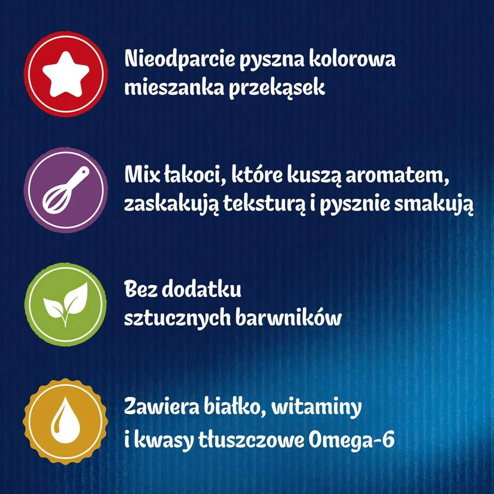 Purina Nestle Sausas Kačių Maistas - Felix Party Mix Vandenyno Mėlyna 60 g