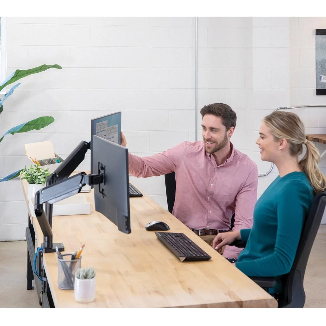Laikiklis Fellowes | Platinum Series Dual Horizontal Monitorius Arm | 8042501 | Juodas
