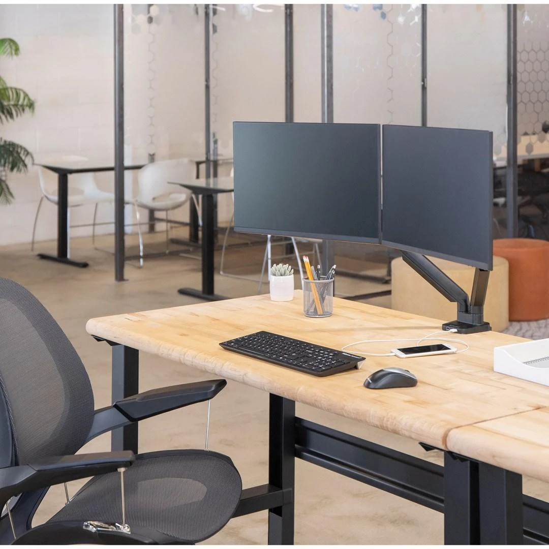 Laikiklis Fellowes | Platinum Series Dual Horizontal Monitorius Arm | 8042501 | Juodas