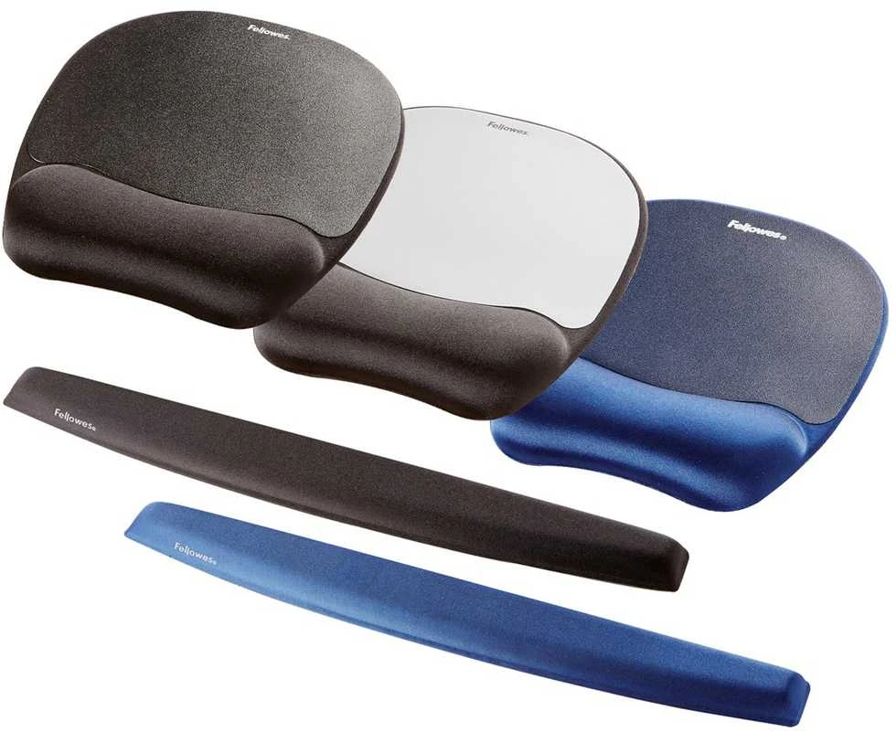 Fellowes | Foam Pelės kilimėlis su riešo atrama | Mouse pad with wrist pillow | 202 x 235 x 25 mm | Sapphire
