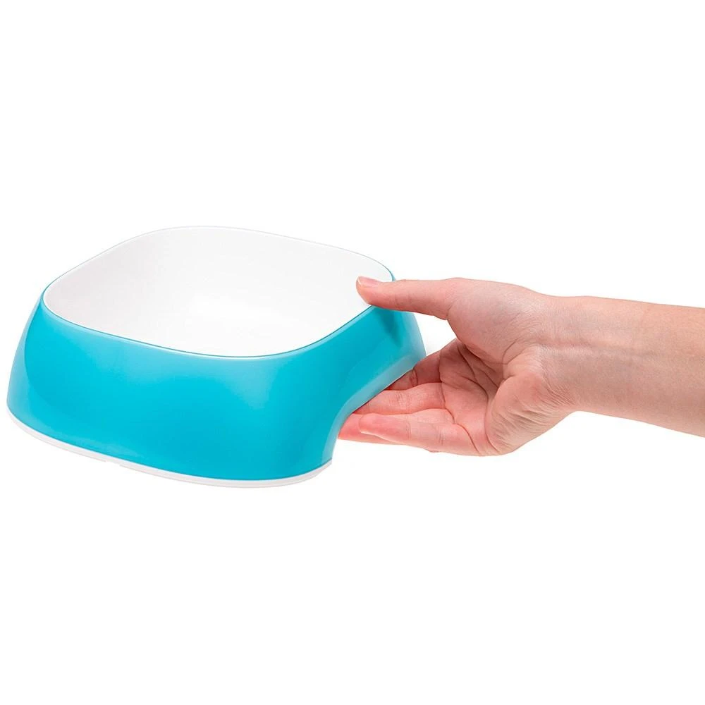 Mėlyna FERPLAST Glam Large Pet watering bowl, baltas and mėlynas