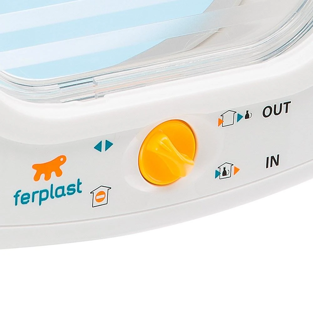 Ferplast Atverčiamos durelės katėms Swing 9 SET, baltos, 4 krypčių