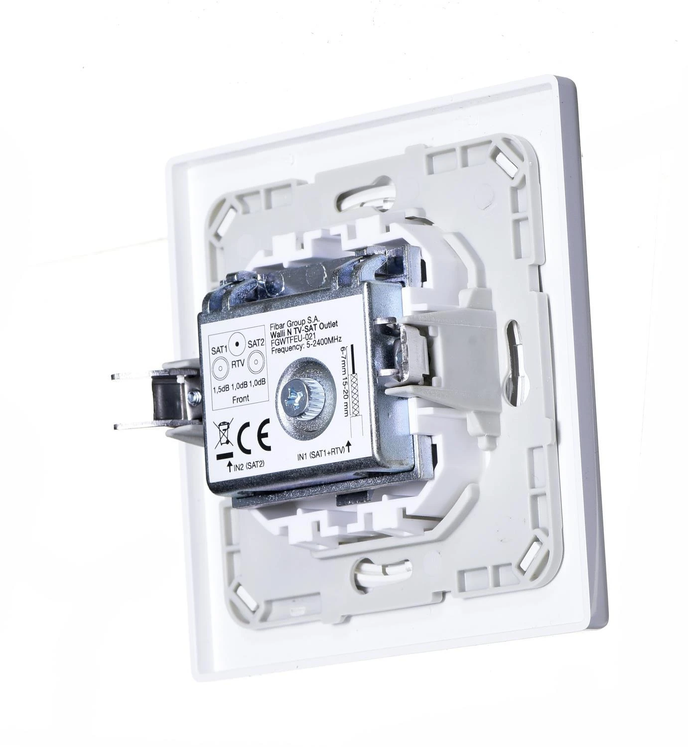 Fibaro Walli N TV-SAT lizdas