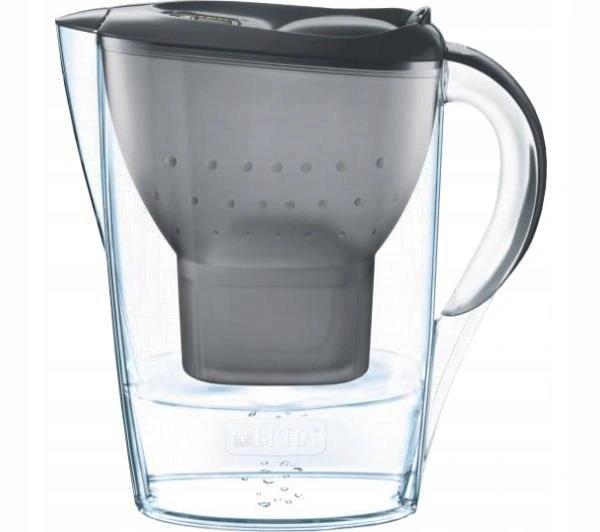 BRITA vandens filtravimo ąsotis „Marella“ grafito spalvos + 3 kasetės