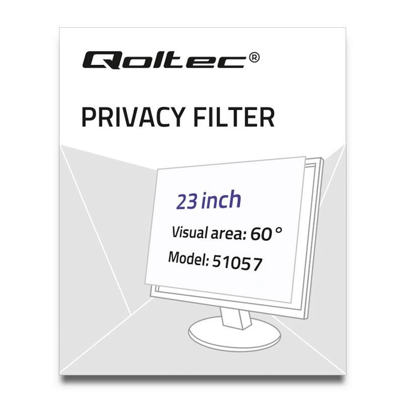 QOLTEC 51057 Qoltec Privatizuojantis filtras RODO | 23 | 16:9