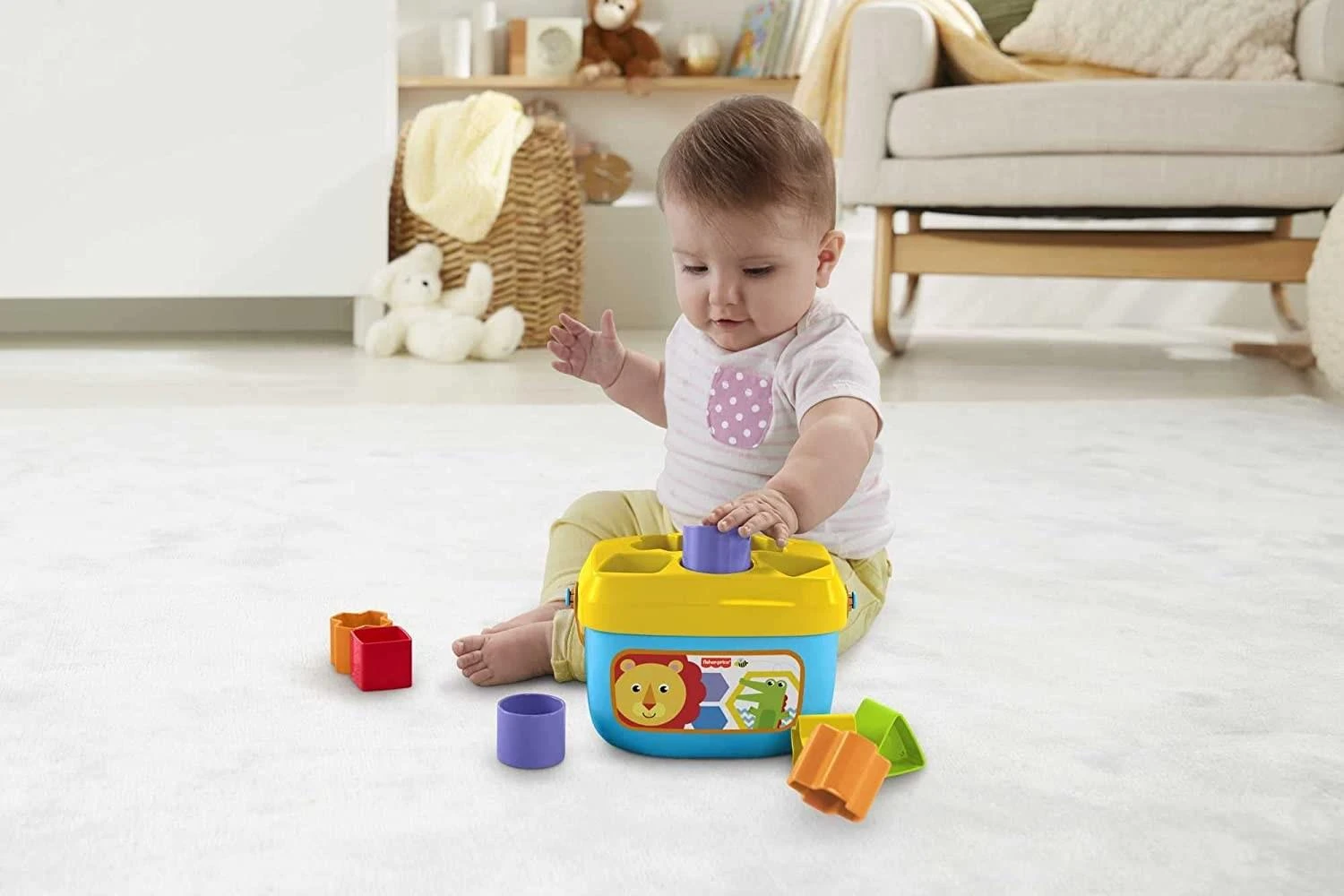 Mattel Pirmosios kūdikio kaladėlės 2