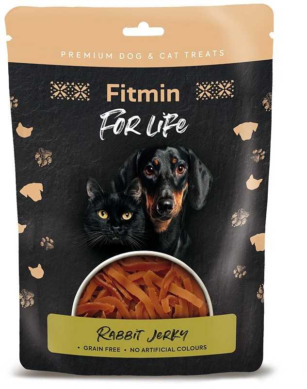 Fitmin Fol Life dog&cat treat rabbit jerky 70g