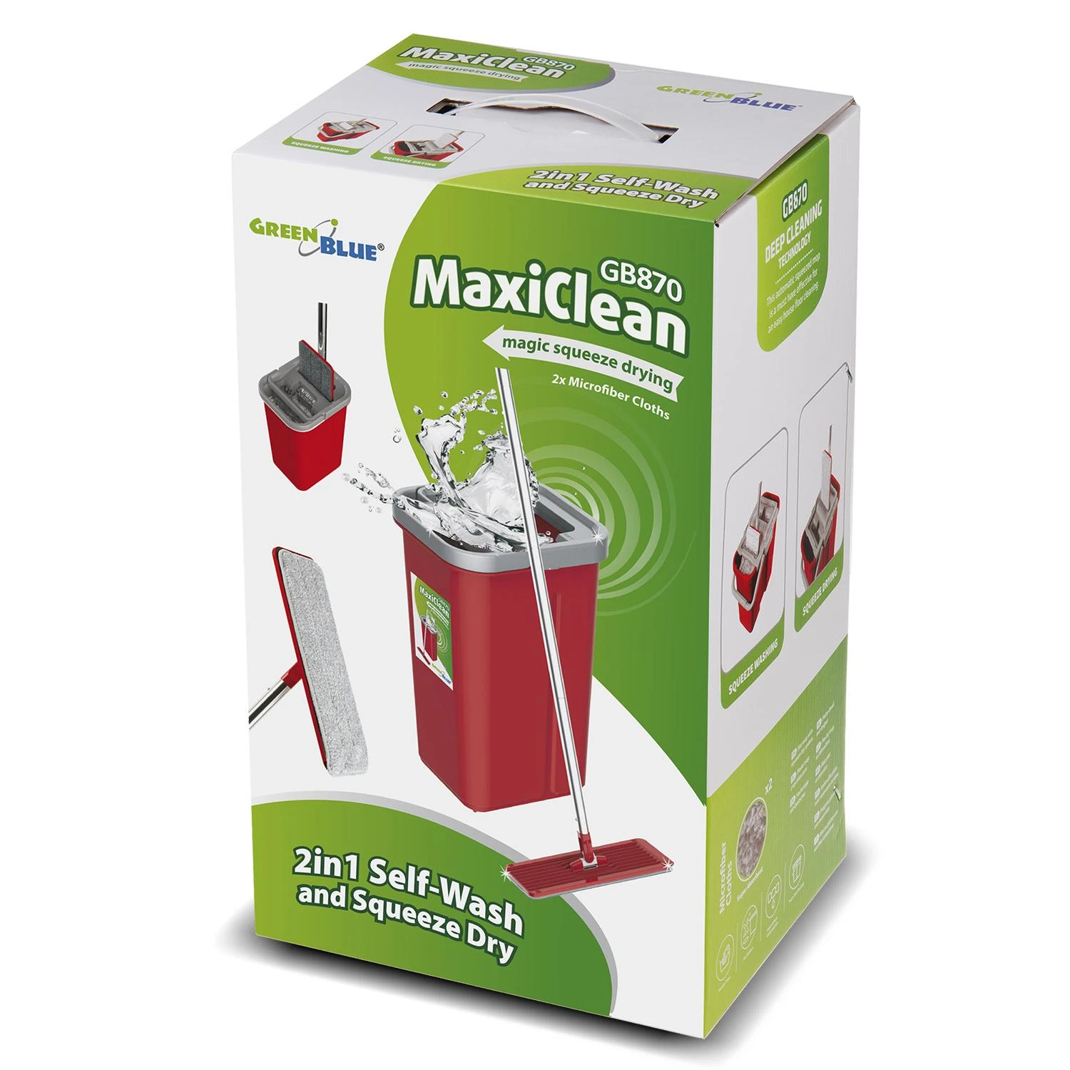 Grindų plovimo rinkinys GreenBlue MaxiClean GB870