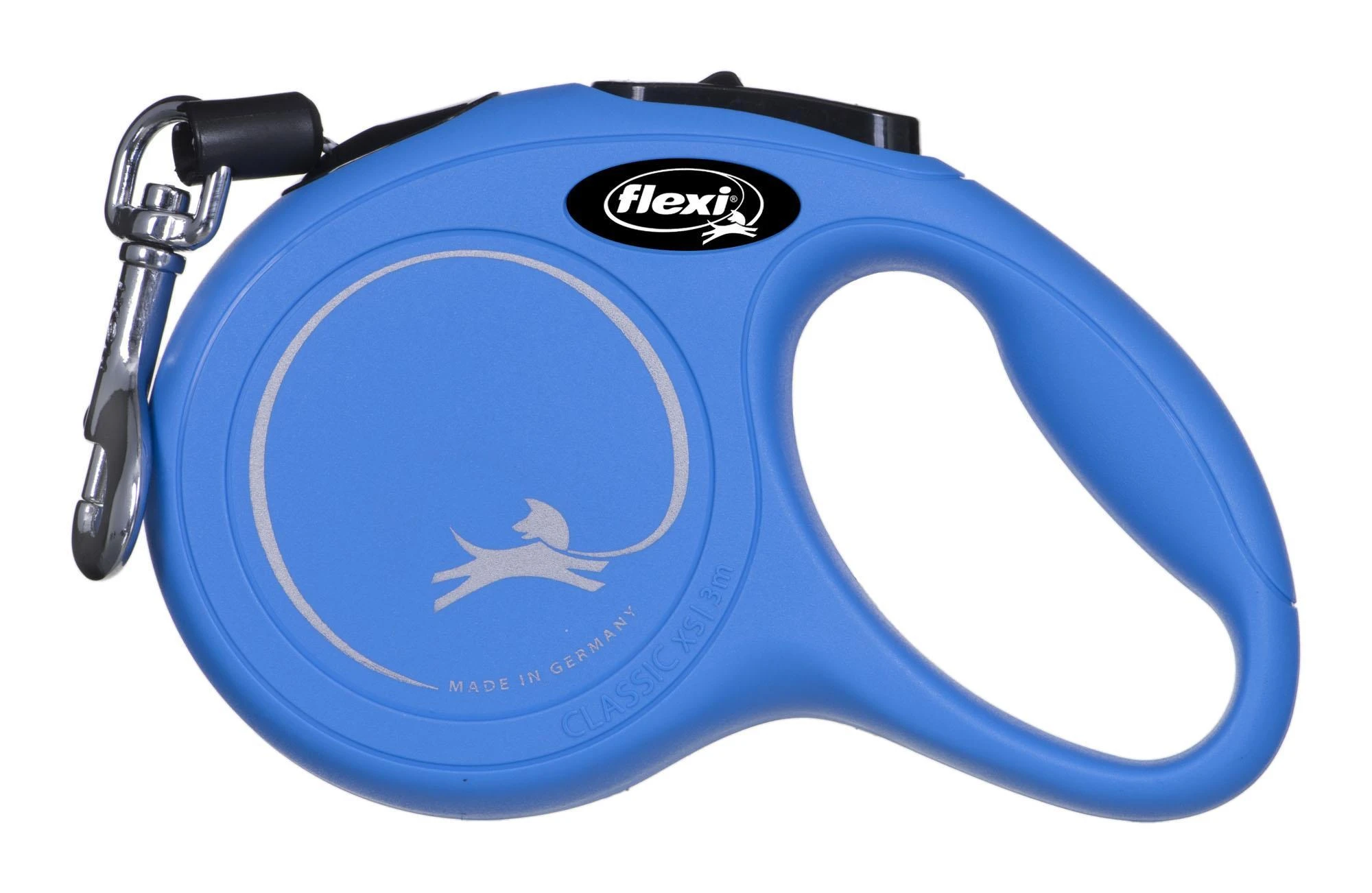 Flexi New Classic XS pavadėlis šunims iki 8kg virvinis 3m mėlynos spalvos