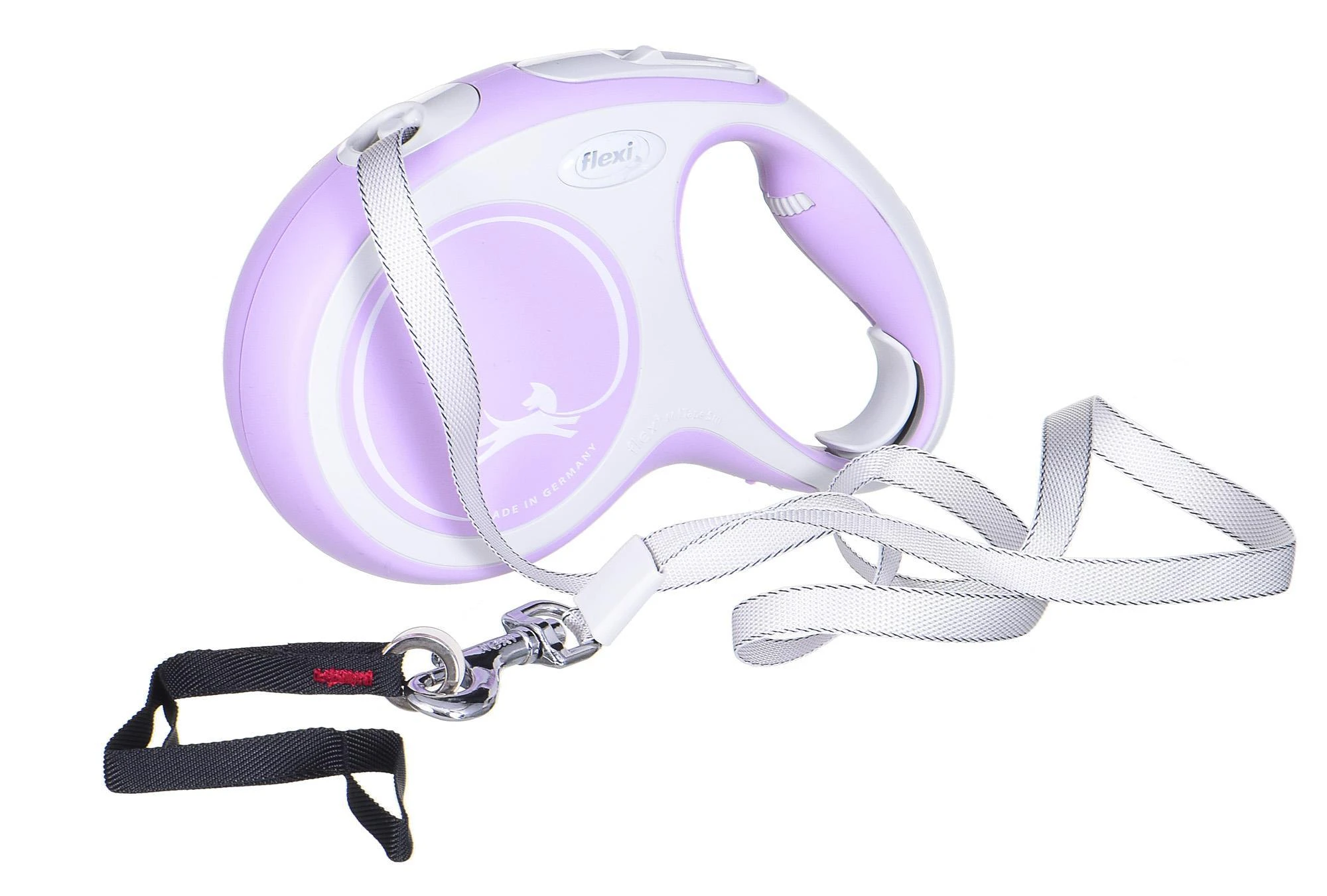 Flexi New Comfort M pavadėlis šunims iki 25kg juostinis 5m rožinės spalvos