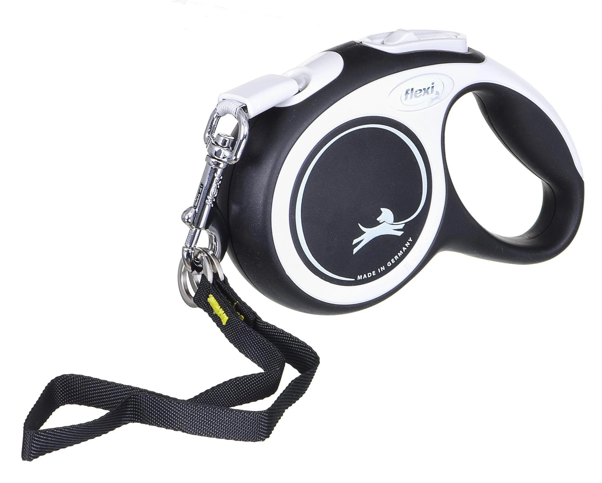 Flexi New Comfort XS pavadėlis šunims iki 12kg juostinis 3m juodos spalvos