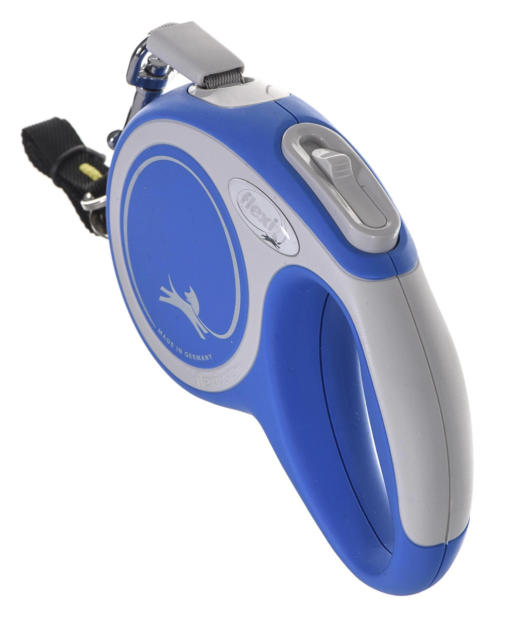 Flexi New Comfort XS pavadėlis šunims iki 12kg juostinis 3m mėlynos spalvos