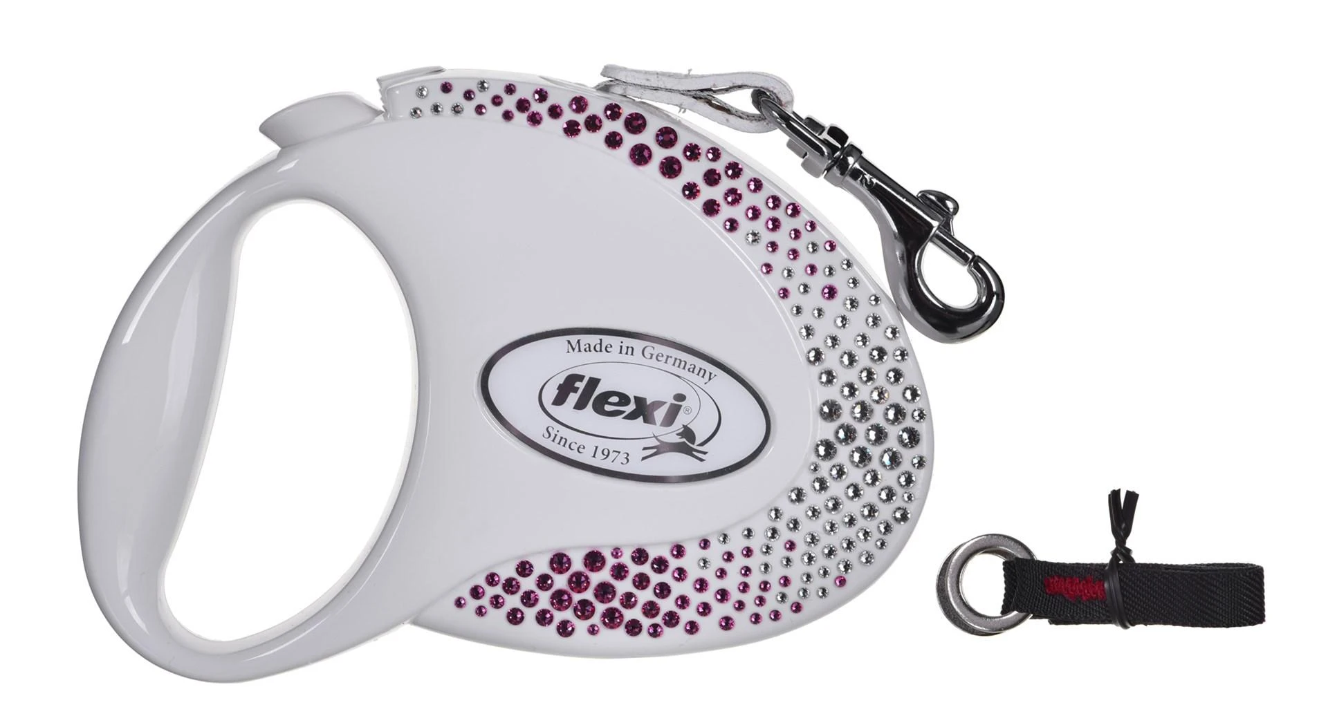 Flexi FLEXI SMYCZ GLAM M / ROZM.M SUDĖTIS Perlamutras Baltas