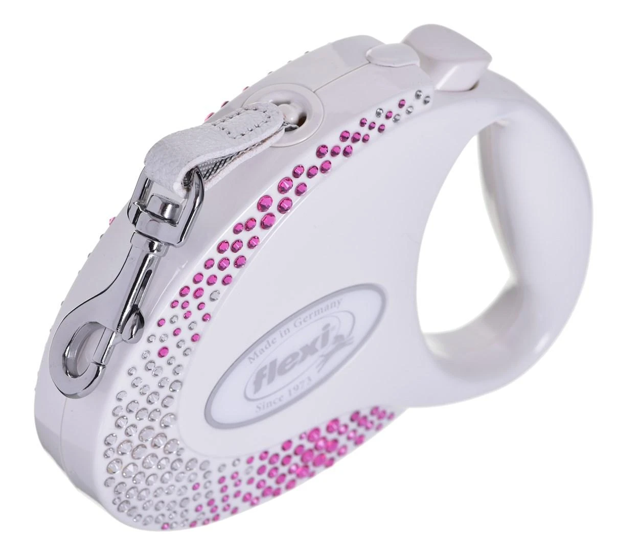 Flexi FLEXI SMYCZ GLAM M / ROZM.M SUDĖTIS Perlamutras Baltas
